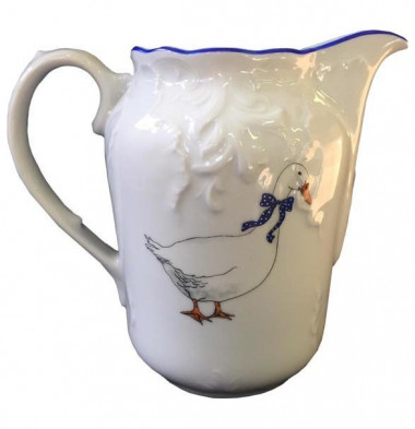 Кувшин 1л Cmielow Rococo Гуси 0036460 E280 &mdash; Posudio