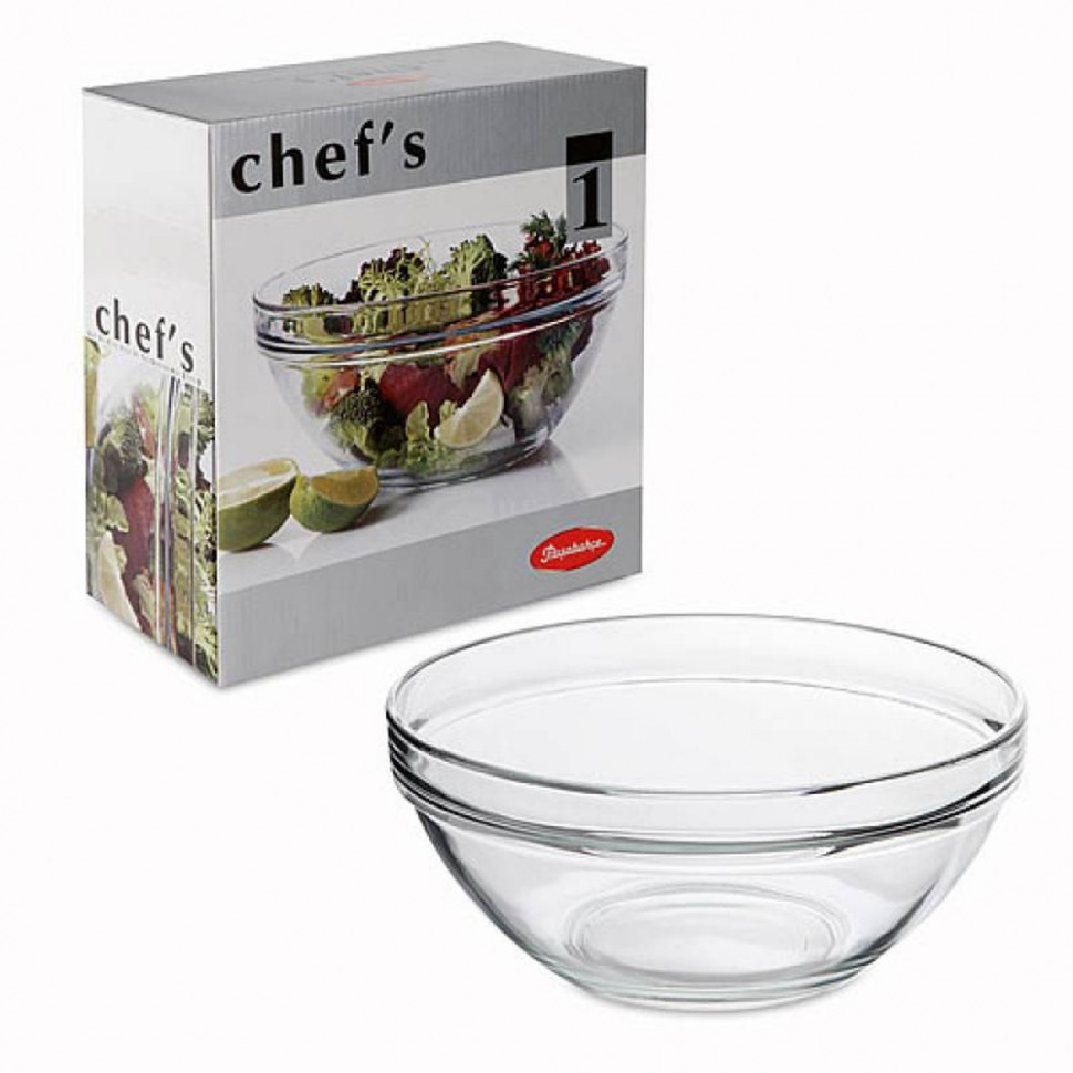 Салатник 230 мм Pasabahce Chef's 53583B фото 1 — Posudio