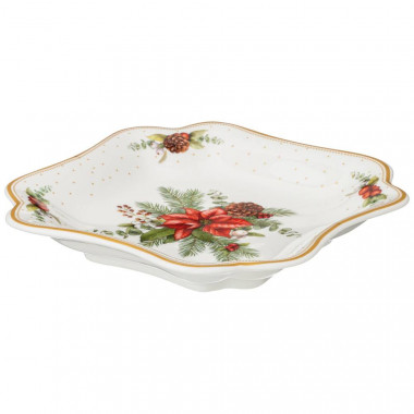 Блюдо квадратное "CELEBRATION" 18*18*2,5см. &mdash; Posudio