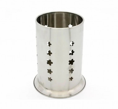 Подставка д/столовых приборов 10*16см нерж №4 &mdash; Posudio