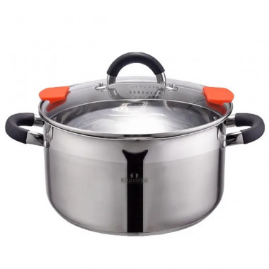 Кастрюля со стеклянной крышкой 4,7л, 22см — Posudio