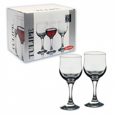 Набор бокалов ТУЛИП 6 шт. 240 мл в п/уп. — Posudio