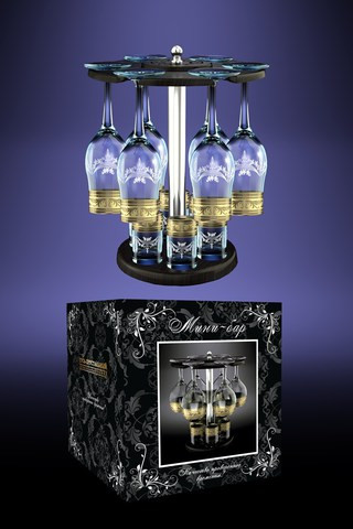 Набор 12пр &quot;Русский узор&quot; (Гусь Хрусталь) — Posudio