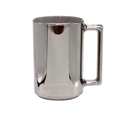 Кружка ФИТНЕС 320мл СИЯЮЩИЙ ГРАФИТ — Posudio