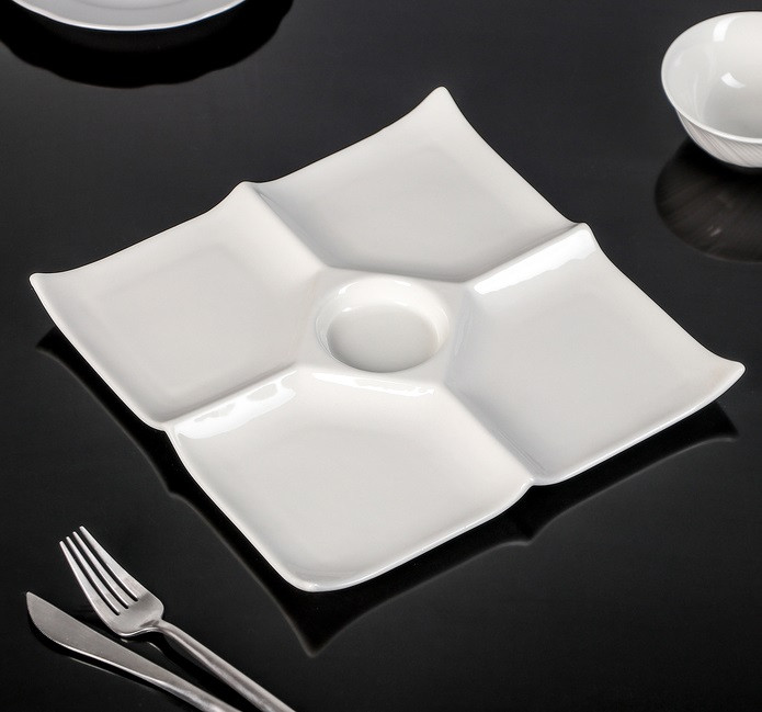 Менажница Magistro «Белль», 25×25 см, 5 ячеек фото 1 — Posudio