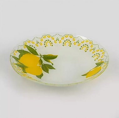 Тарелка глубокая NinaGlass Лимон 1 4840164305 — Posudio