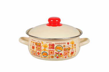 Кастрюля 2л слон. кость Садовая песня — Posudio