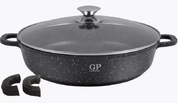 Сотейник 4,1л алюм. с крышкой 28 см GP-2888 фото 1 &mdash; Posudio