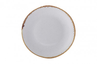 Тарелка плоская 24 см Porland Seasons Gri (Серый) 187624 — Posudio