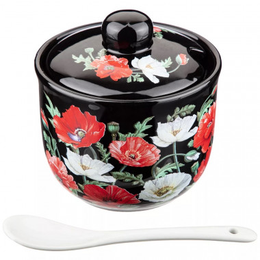 Сахарница с ложкой "MAQUIS" 320мл. &mdash; Posudio