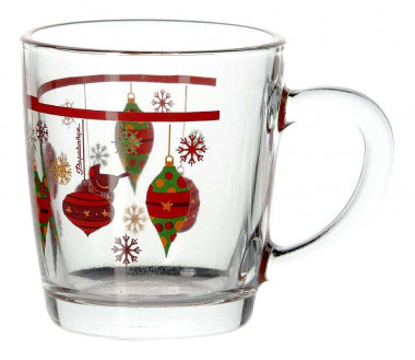 Кружка 2 шт 340 мл Pasabahce Christmas Collection 55531BD5 &mdash; Posudio