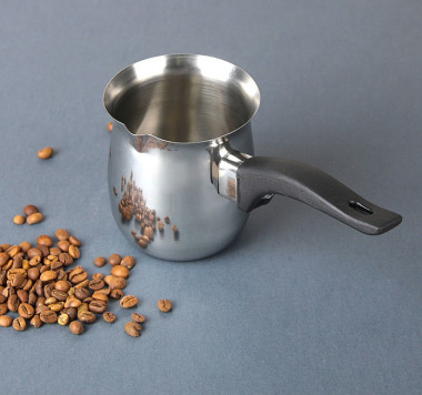 Турка из нержавеющей стали для кофе Доляна, 350мл. &mdash; Posudio