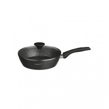 Сотейник 28см с/кр а/пр [БАЗАЛЬТ] глубокий 7,4см &mdash; Posudio