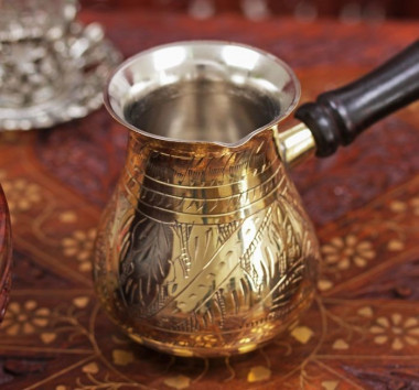 Турка латунь "Лебедь" 300 мл &mdash; Posudio