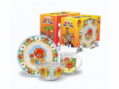 Набор посуды 3пр  "Львенок" &mdash; Posudio