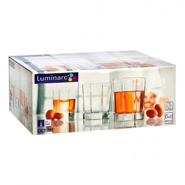 Набор стаканов 300мл 6шт низкие Luminarc Octime H9810 &mdash; Posudio