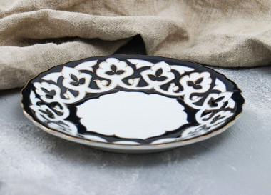 Тарелка 178 код 1004 Пахта в золоте 18см — Posudio