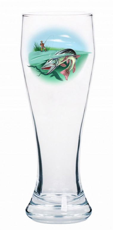 Бокал пивной 500мл Рыбалка Pasabahce 303-Д — Posudio