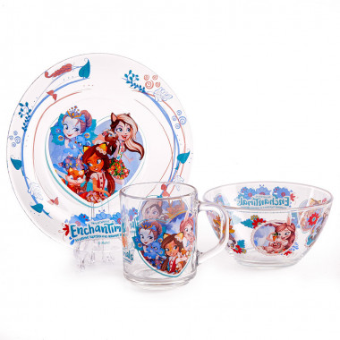 Набор посуды детский  "Энчантималс" &mdash; Posudio
