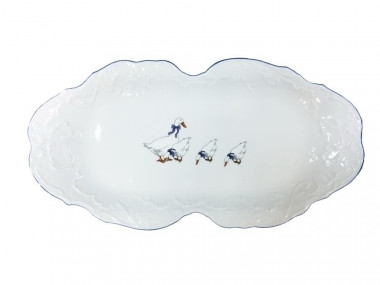 Поднос 36см Cmielow Rococo Гуси 0032850 E280 &mdash; Posudio