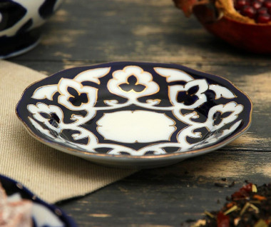 Тарелка 125 код 1001 Пахта в золоте 12см — Posudio