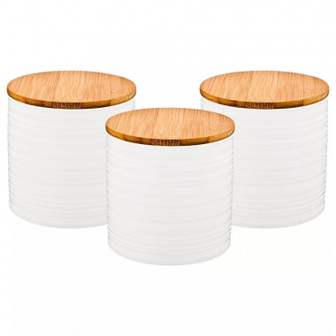 Набор из 3-х банок 10*10*10,5см. &mdash; Posudio