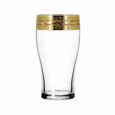 Набор 2 пивных бокала с рис. Версаче (Гусь Хрусталь) EAV08-1973 — Posudio