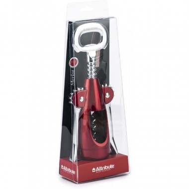 Штопор красный метал.23 см. VIVA Chrome &mdash; Posudio