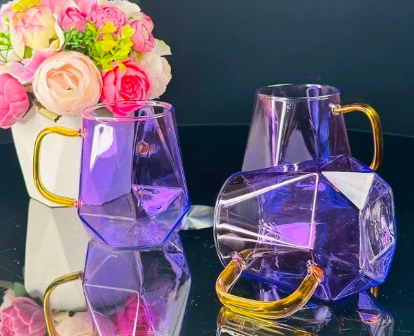 Набор из 6 кружек 350мл в под.уп.(х12)Стекло 160-274 фото 1 — Posudio