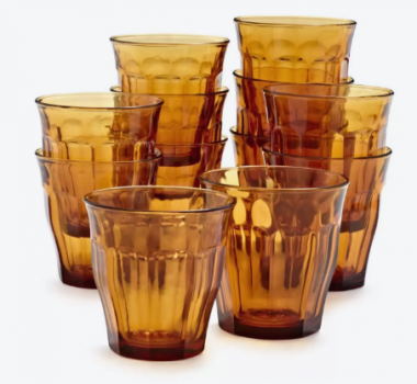 Набор стаканов французских PICARDIE AMBER 6шт. 310мл. &mdash; Posudio
