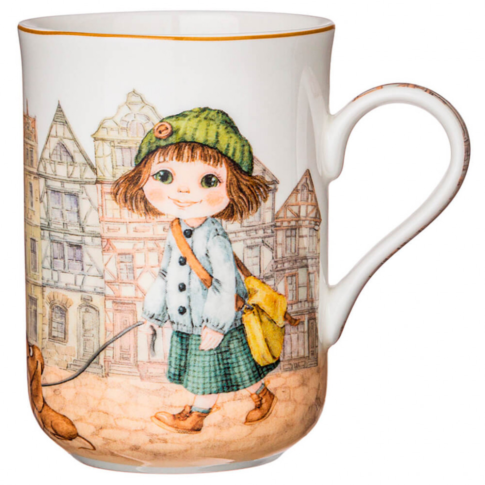 Кружка "FASHION PRINCESS" 350мл. фото 1 &mdash; Posudio