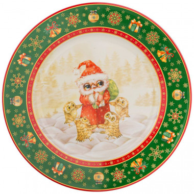 Тарелка десертная "СОВЫ" 21см. &mdash; Posudio