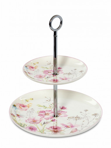 Этажерка 15/22*27 НЕЖНЫЕ ЦВЕТЫ &mdash; Posudio