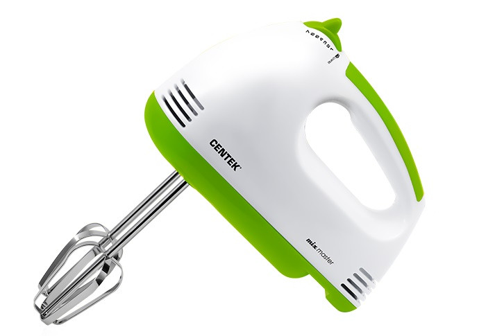 Миксер CENTEK CT-1111 170ВТ  белый/салатовый фото 1 — Posudio