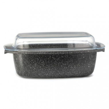 Жаровня 32см, 5,7л, мрамор, капсул индук дно (LARA Rio) — Posudio