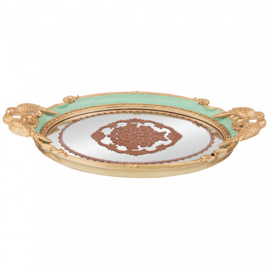 ПОДНОС ДЕКОРАТИВНЫЙ КОЛЛЕКЦИЯ "РОКОКО" 43,2*24*4,8 СМ &mdash; Posudio