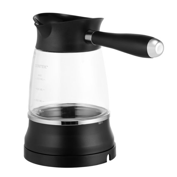 Турка электр. Centek CT-1096 480вт 0,5л.стеклянная колба фото 1 — Posudio
