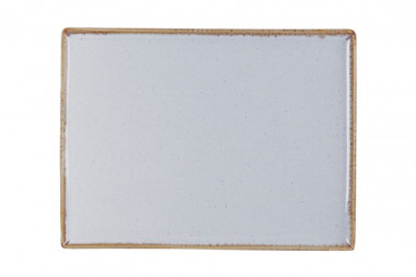 Блюдо прямоугольное 18*23см. Porland Seasons Gri (Серый) 358819 — Posudio