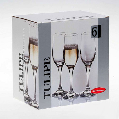 Бокал ТУЛИП 3 шт. 200 мл в п/уп. — Posudio
