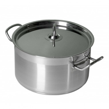 Кастрюля 3л нерж. тройное дно Luxstahl, кт147 — Posudio