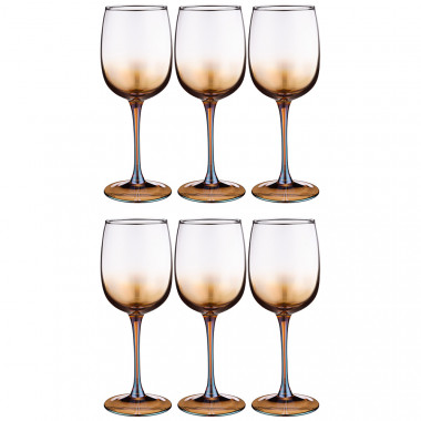 Набор бокалов &quot;Карамельный омбре&quot; 420мл. 6шт. — Posudio