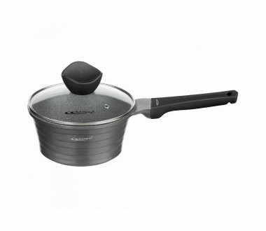 Ковш 1,2л с/кр а/пр [ГРАФИТ] 16*9см — Posudio