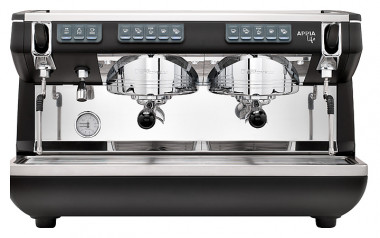 Кофемашина Nuova Simonelli Appia Life 2Gr V черная, высокие группы, экономайзер, автомат — Posudio