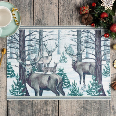 Салфетка на стол&quot;Сказочный лес&quot; 40*29см. — Posudio