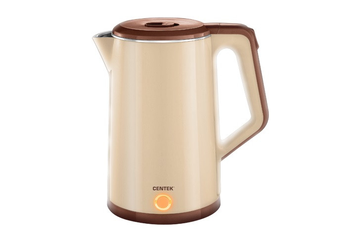Чайник Cеntek  CT-0024 Beige металл 1800Вт 1,5л фото 1 — Posudio