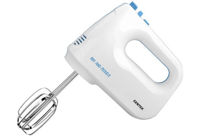Миксер CENTEK CT-1128  400ВТ (бел/синий) фото 1 — Posudio