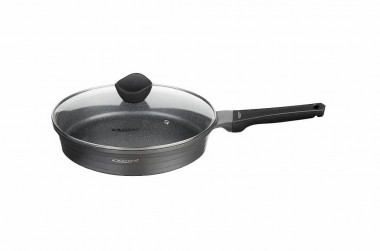 Сковорода 24см с/кр а/пр [ГРАФИТ] &mdash; Posudio