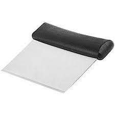 Скребок для уборки стола сталь нерж пластик. черн — Posudio