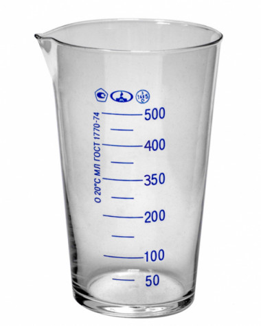 Мензурка 50мл стекл P.L. — Posudio