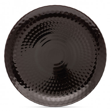 Тарелка обеденная Pampille Black 25см. &mdash; Posudio